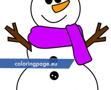 snowman wool scarf