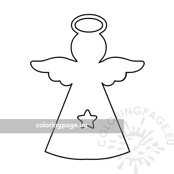 angel star silhouette