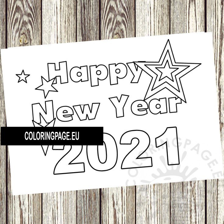 happy new year 2021 stars