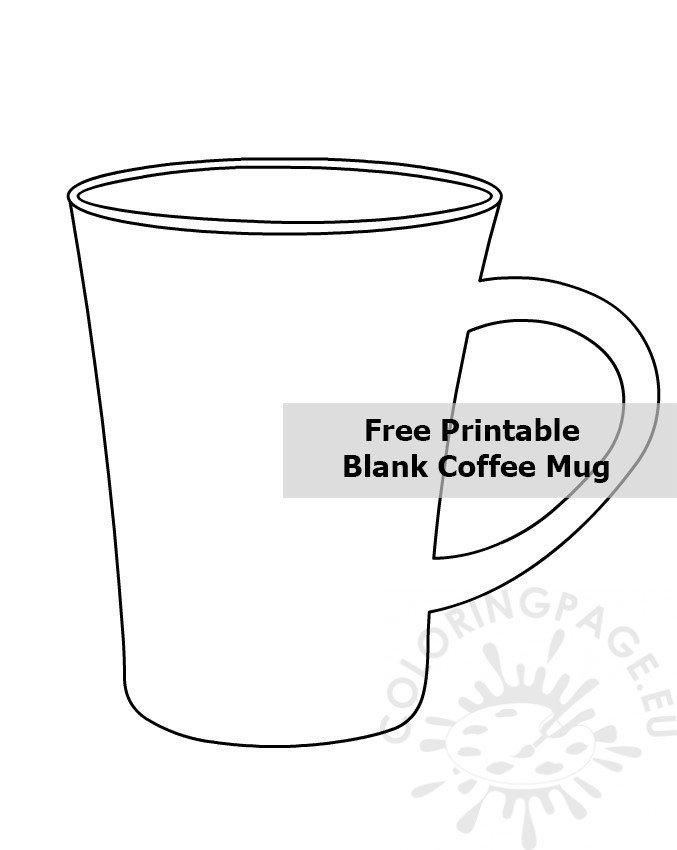 blank coffee mug