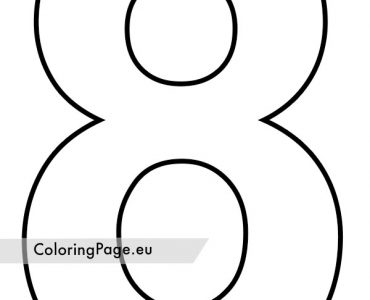 number 8 template