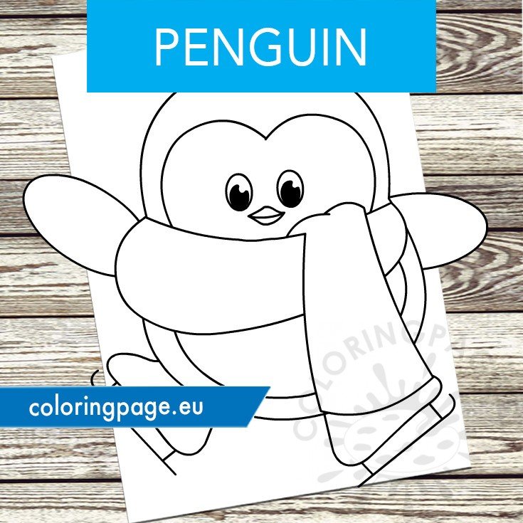 Winter – Coloring Page