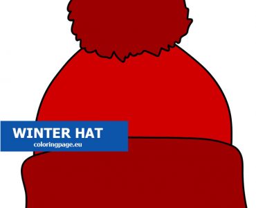 red winter hat