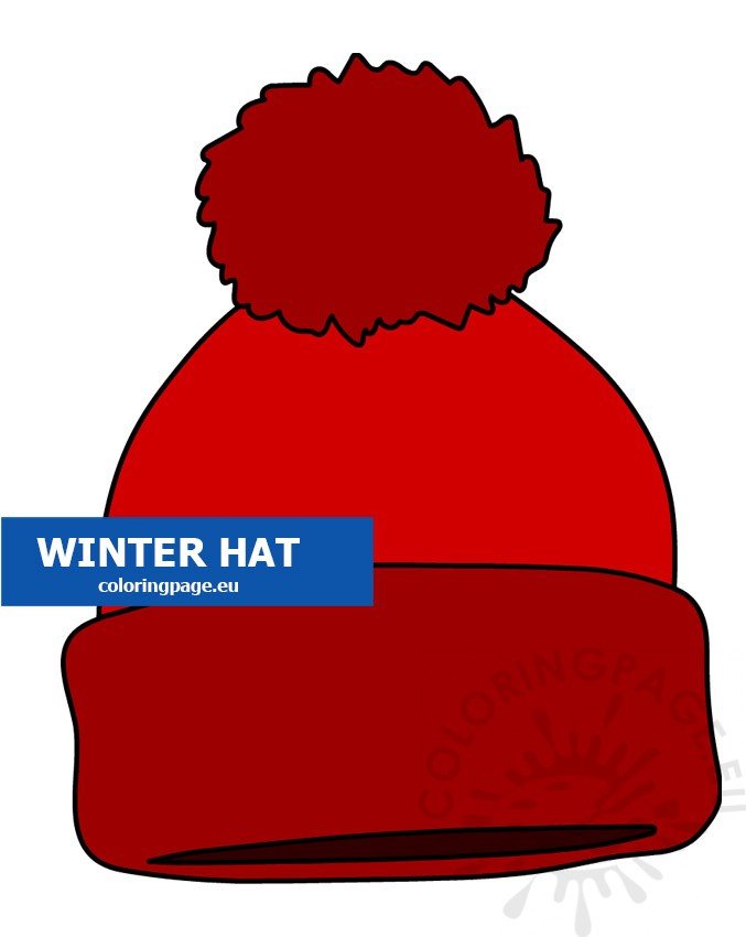 red winter hat