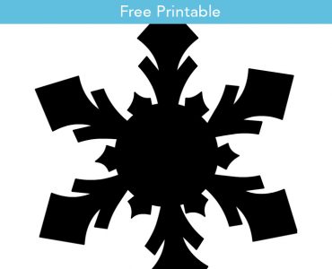 snowflake silhouette