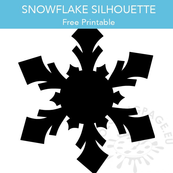 snowflake silhouette