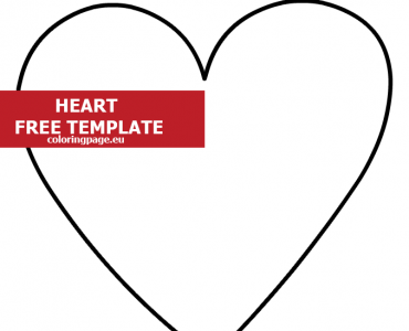 valentine heart craft template2