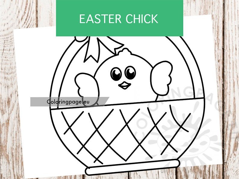 chick wicker basket