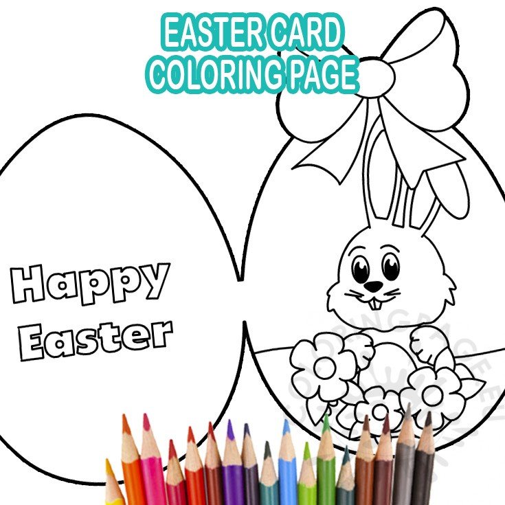 happy easter card printable
