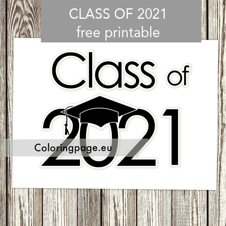 class 2021 graduation cap