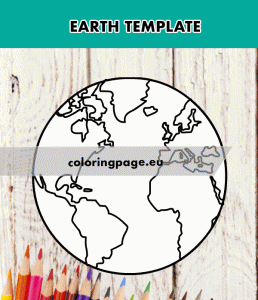 Earth Day – Coloring Page