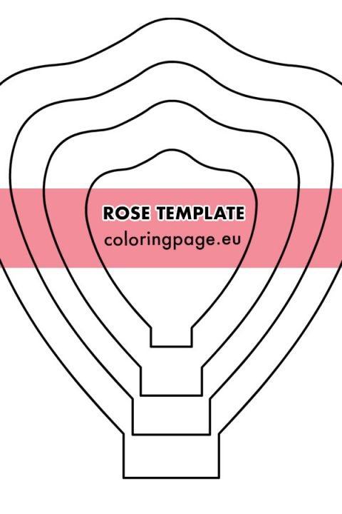 Free Paper Rose Template Pdf