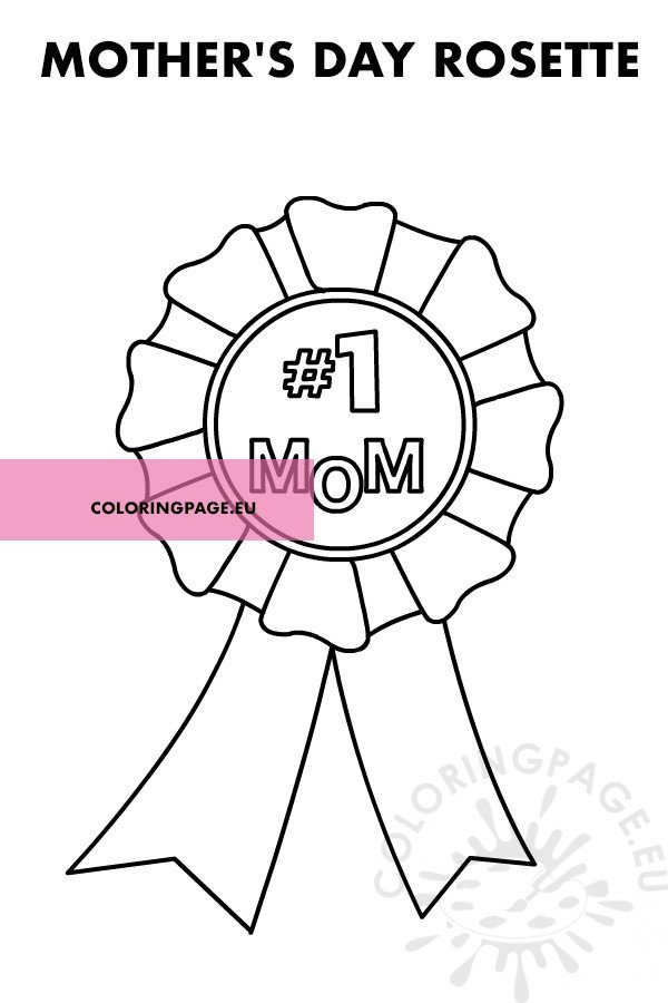 mothers day rosette template