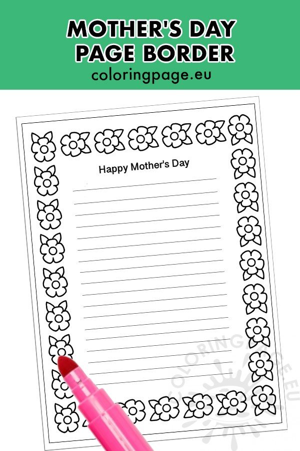 mothersday page border