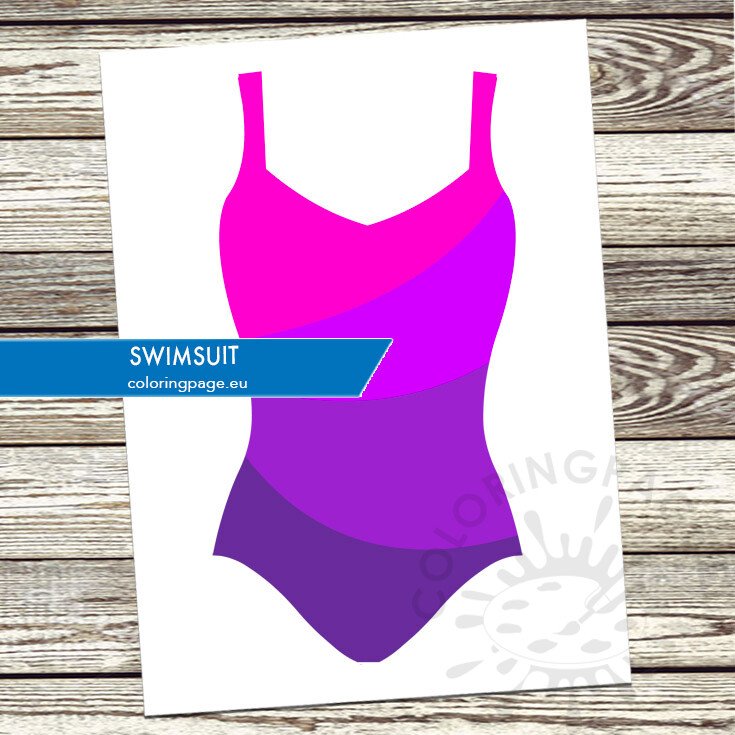 colorful swimsuit