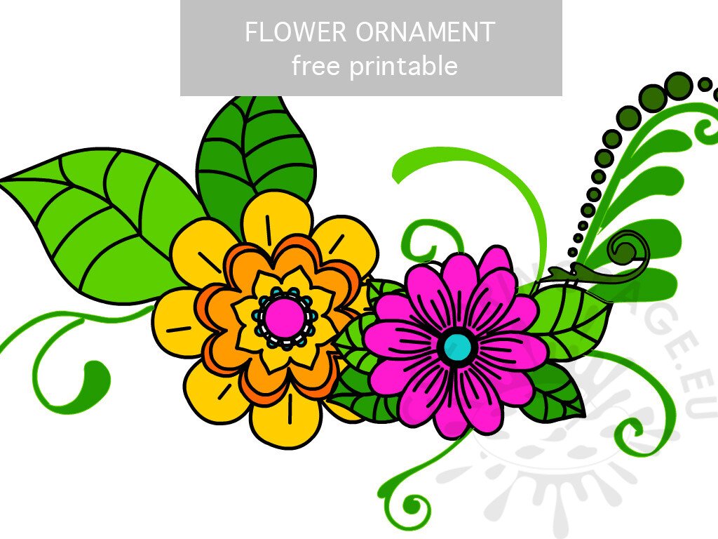 flower ornament doodle