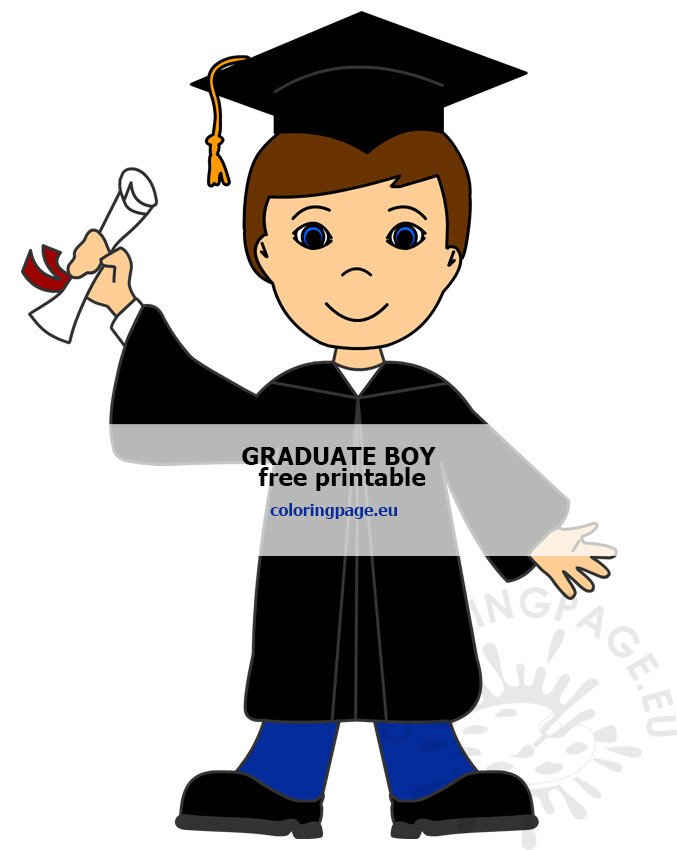 graduate boy student