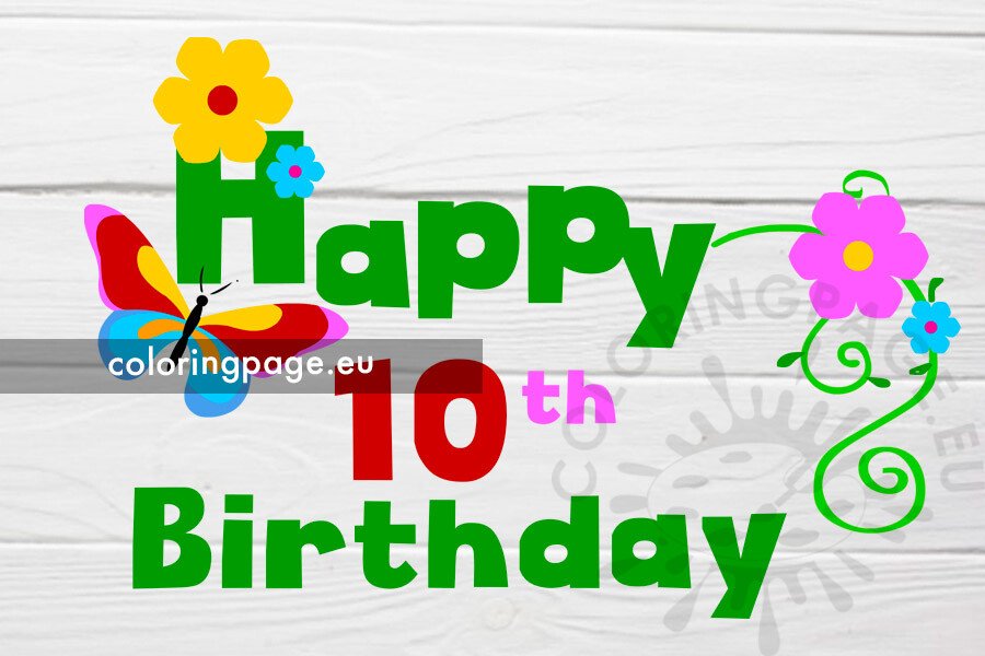 happy 10 birthday
