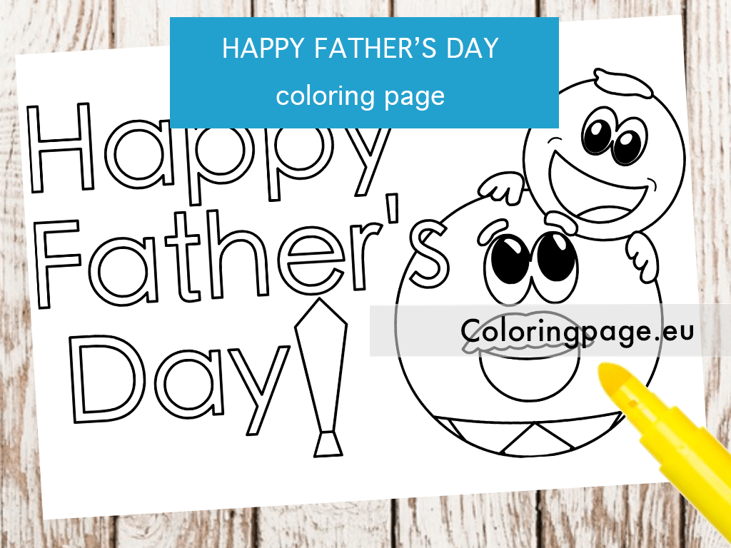 father-s-day-card-with-emoji-coloring-page