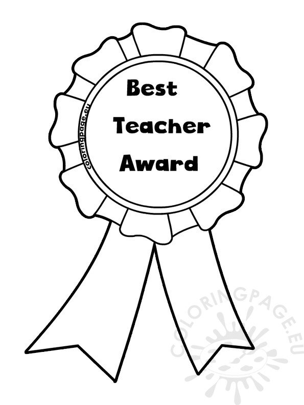 Best Teacher Award Coloring Pages Coloring Pages