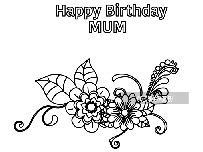 happy birthday mum flowers2