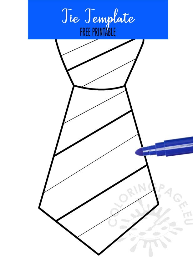 striped tie template21