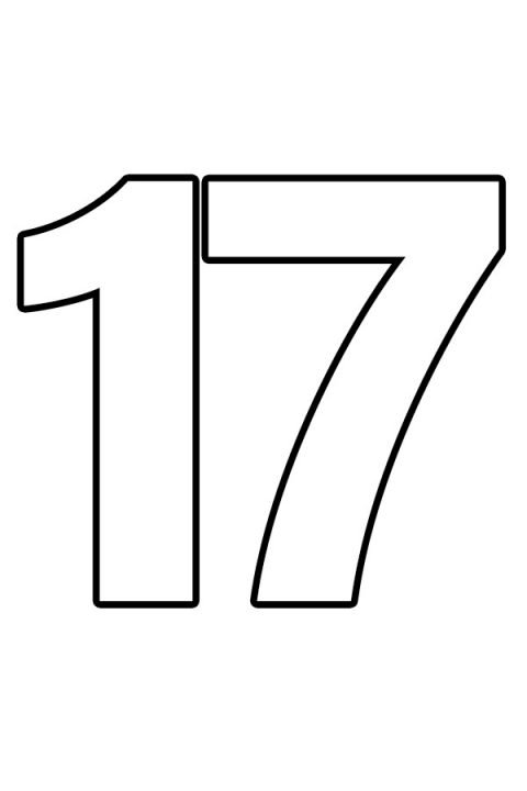 free-printable-number-17-template-coloring-page