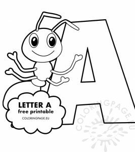 Alphabet – Coloring Page