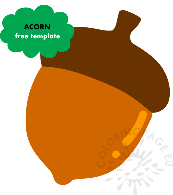 autumn oak acorn