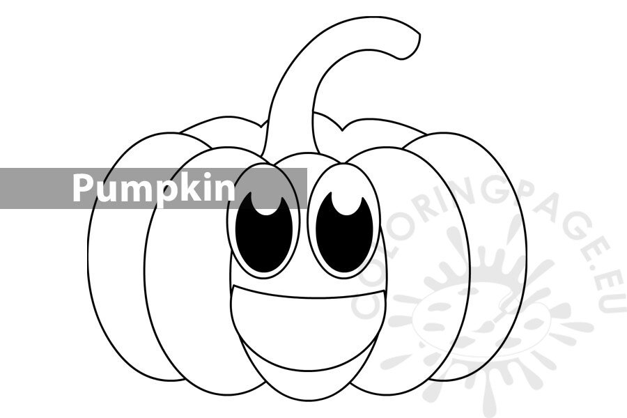 cute happy pumpkin