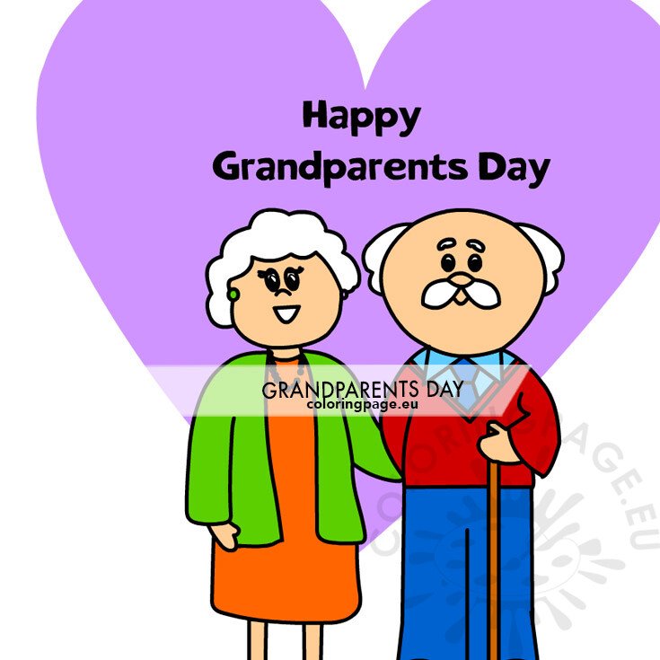 grandparents day card heart