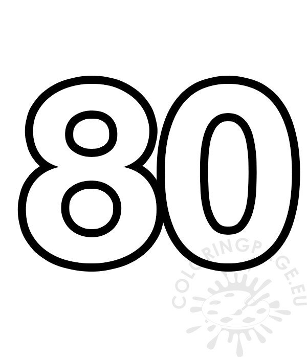 number 80
