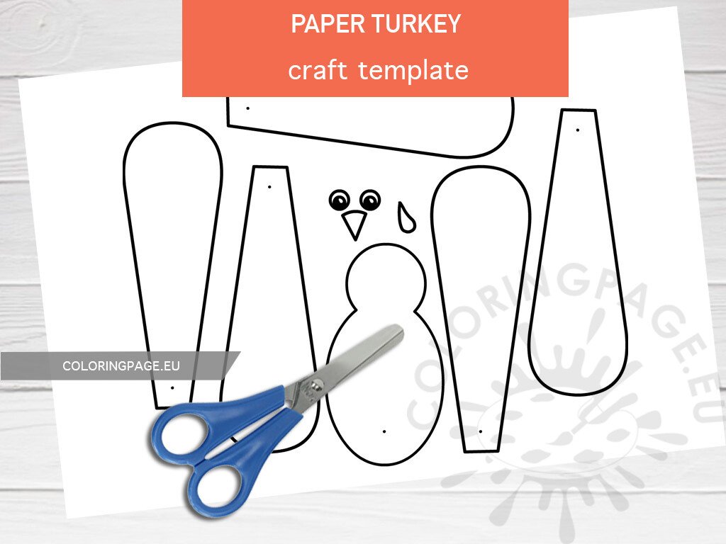 paper turkey template
