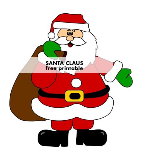 Santa Claus cartoon | Coloring Page