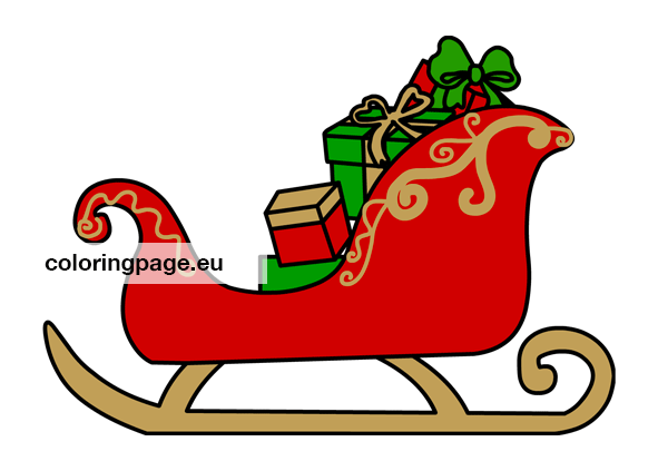 christmas sleigh presents