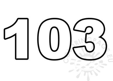 number 103
