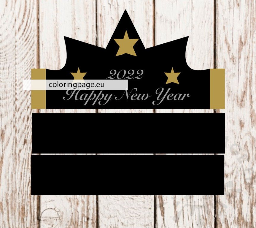 2022 happy new year Crown