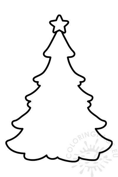 Christmas tree template
