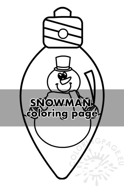 ornament snowman