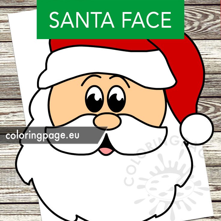 simple santa face