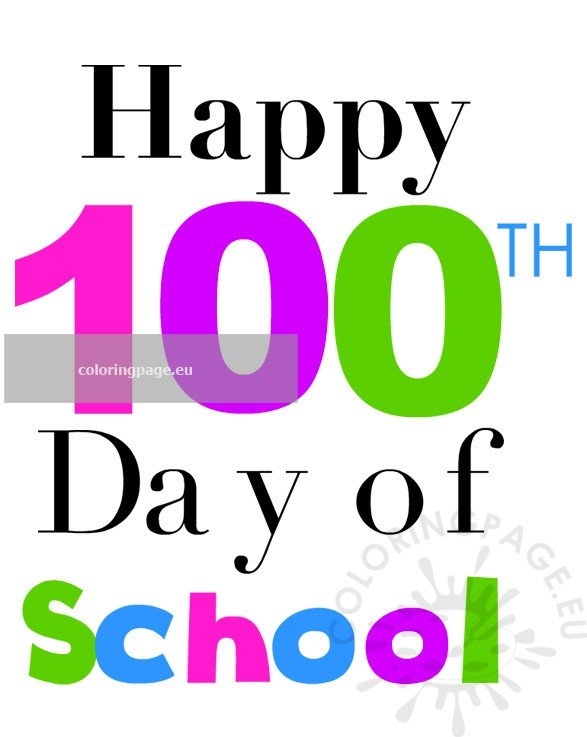 100th day school