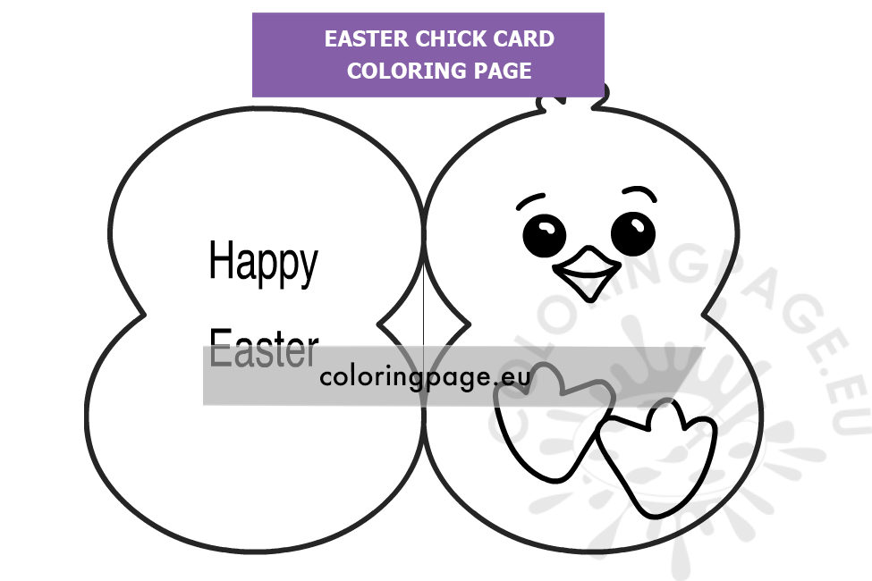 chick greeting card