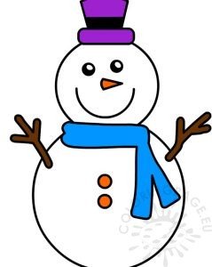 Winter - Coloring Page