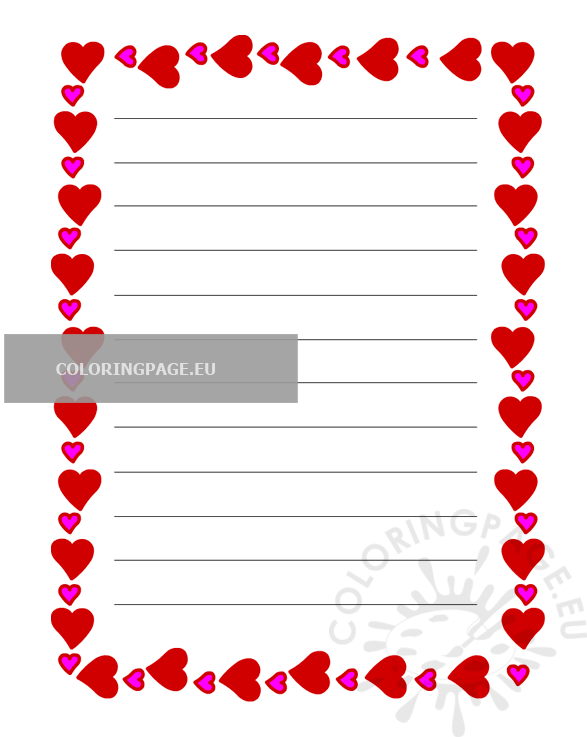 valentine heart border