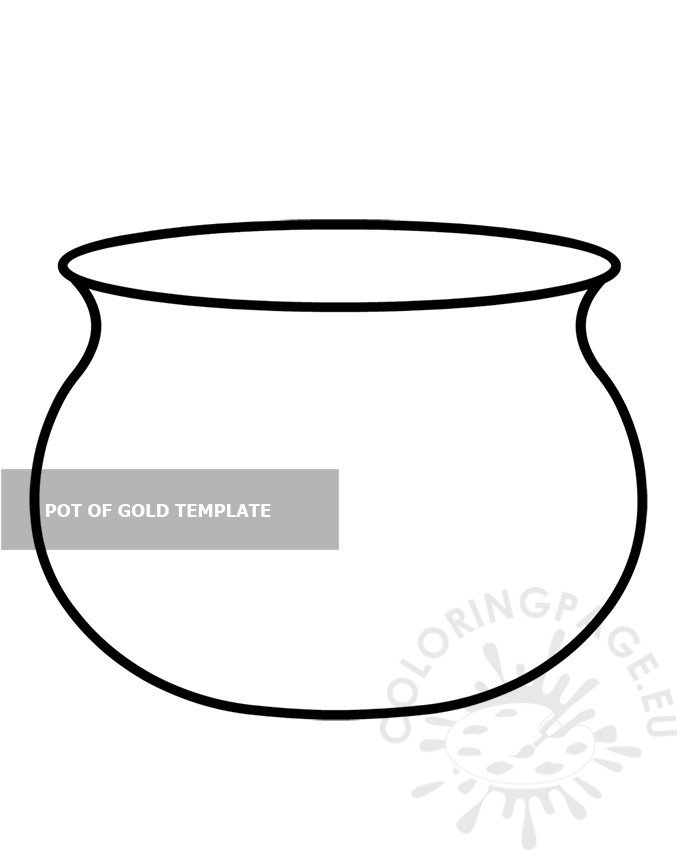 pot gold template