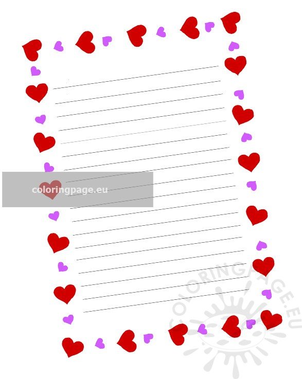 valentines letter template