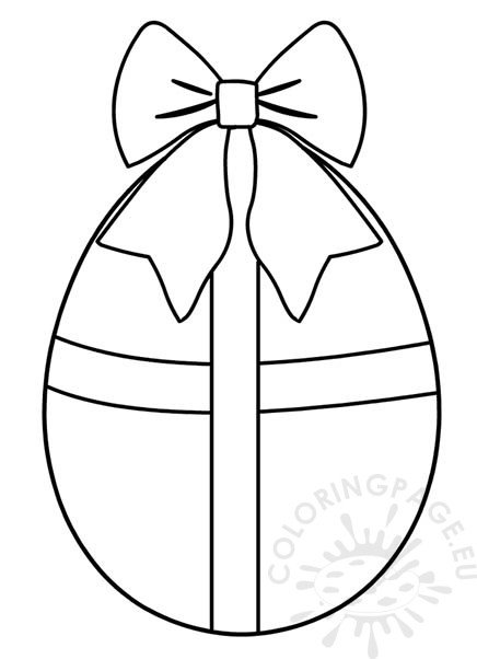 easter egg bow