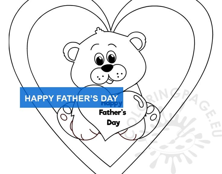 fathers day bear