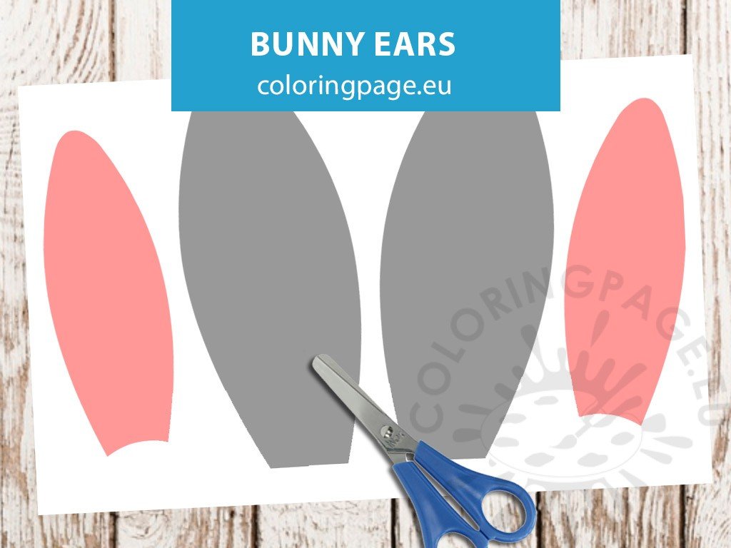 printable bunny ears