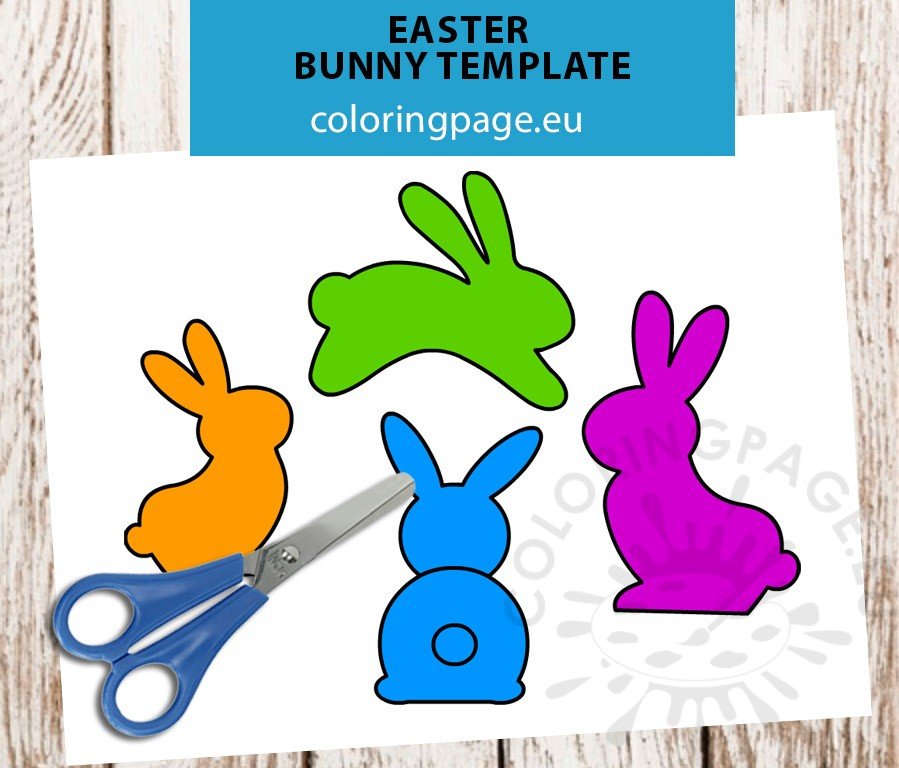 Easter bunny template22